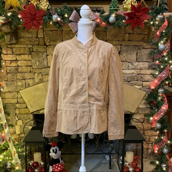 a.n.a Jackets & Blazers - Ana Button up Tan Jacket Size 1X